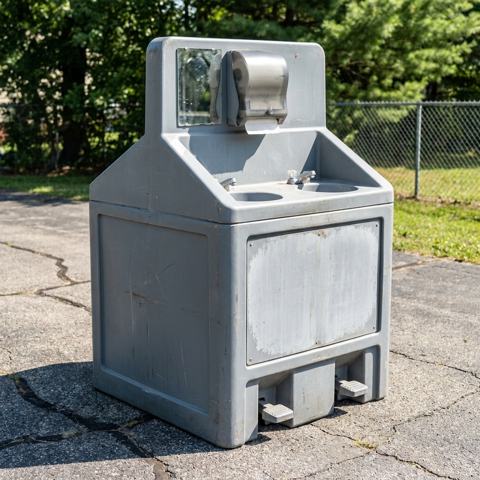 Portable hand-wash station rental in Dallas, TX